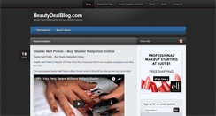 Desktop Screenshot of beautydealblog.com